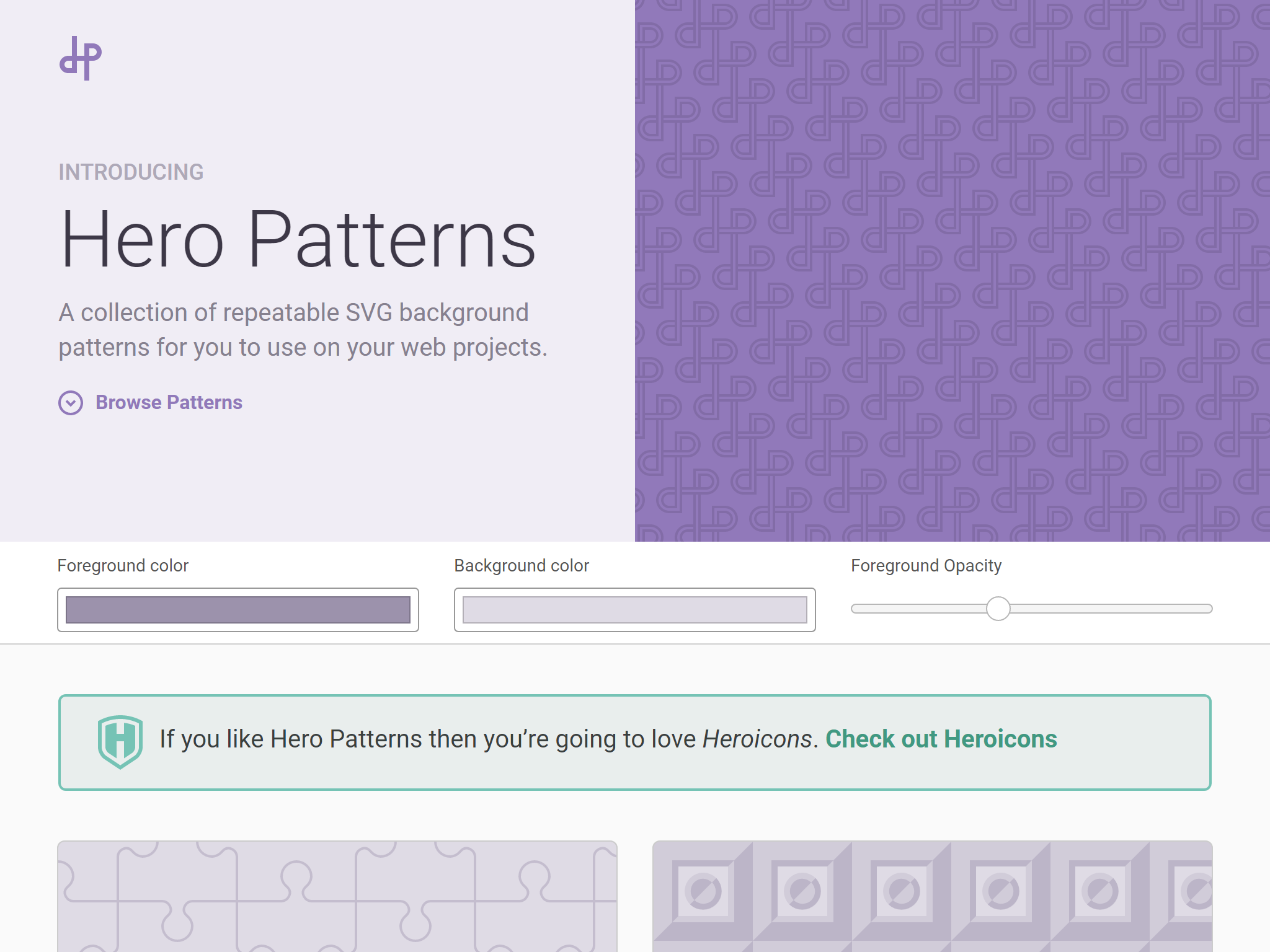 Hero Patterns