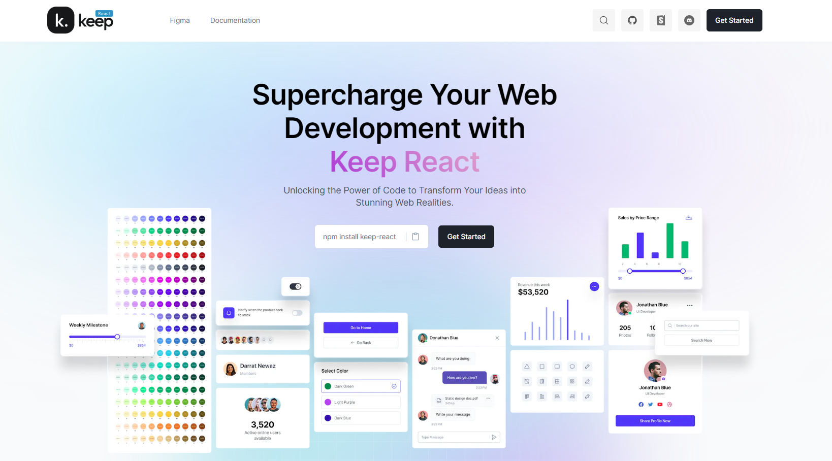 React Keep