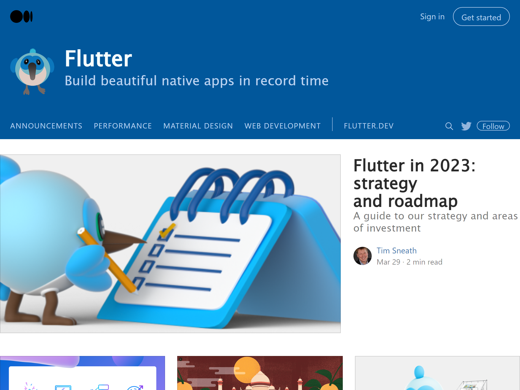 Flutter Medium