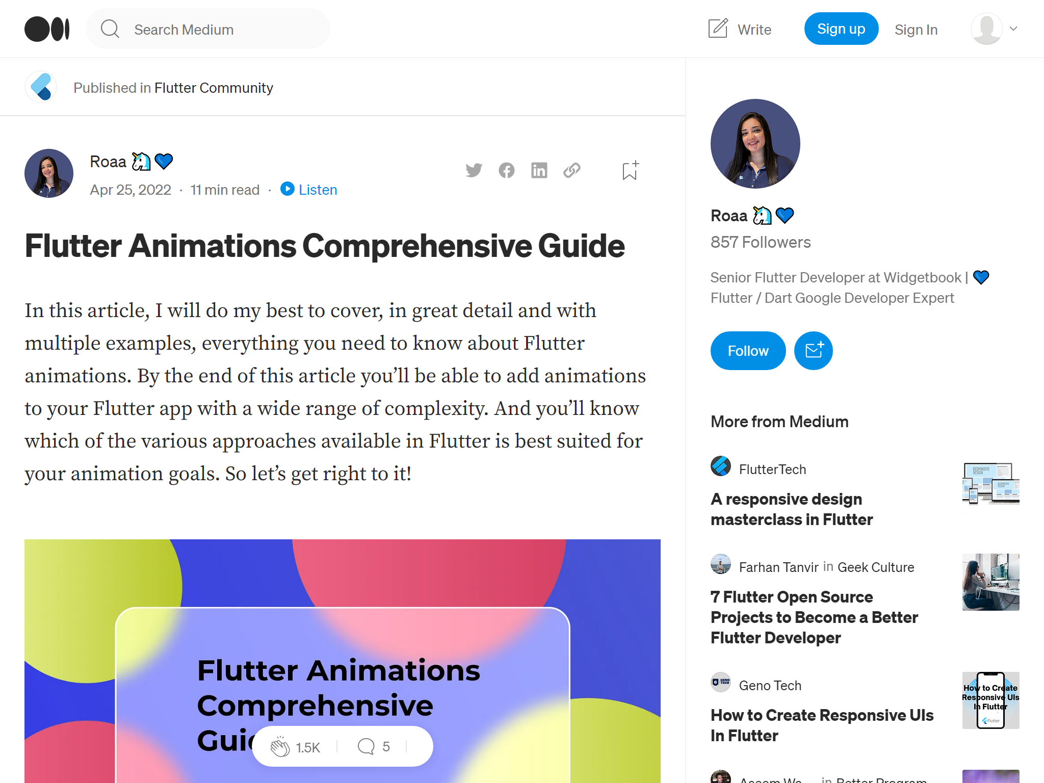 Flutter Animations Comprehensive Guide
