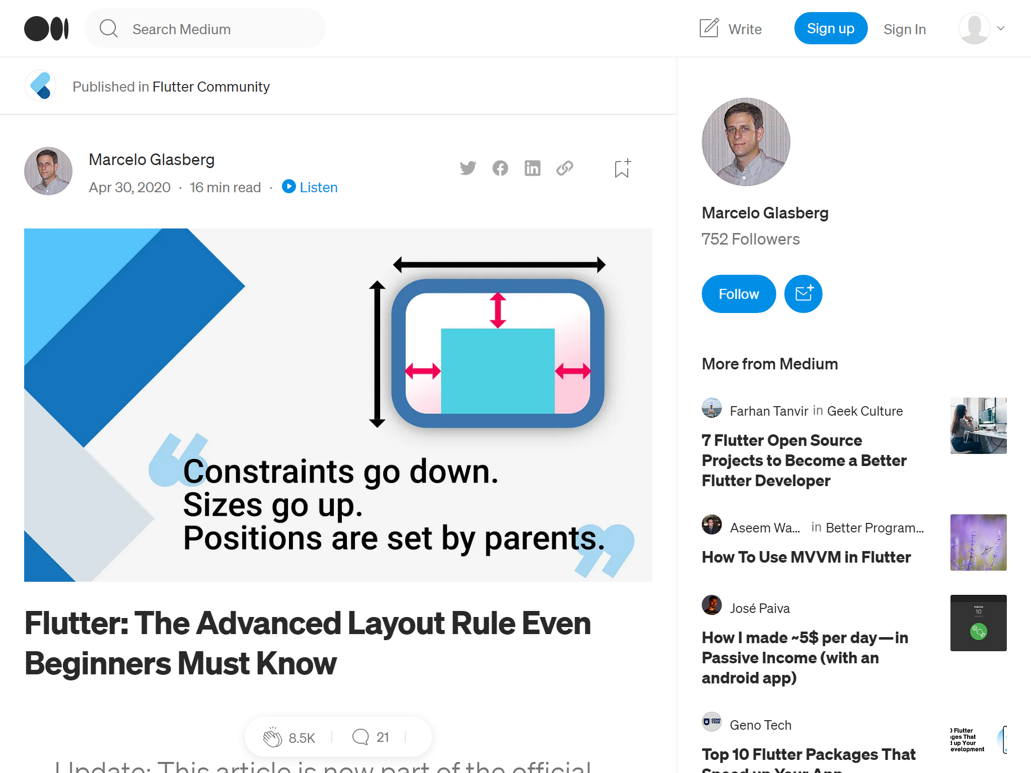 Flutter: The Advanced Layout Rule Even Beginners Must Know