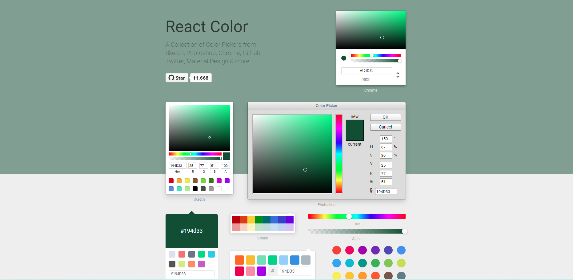  React Color