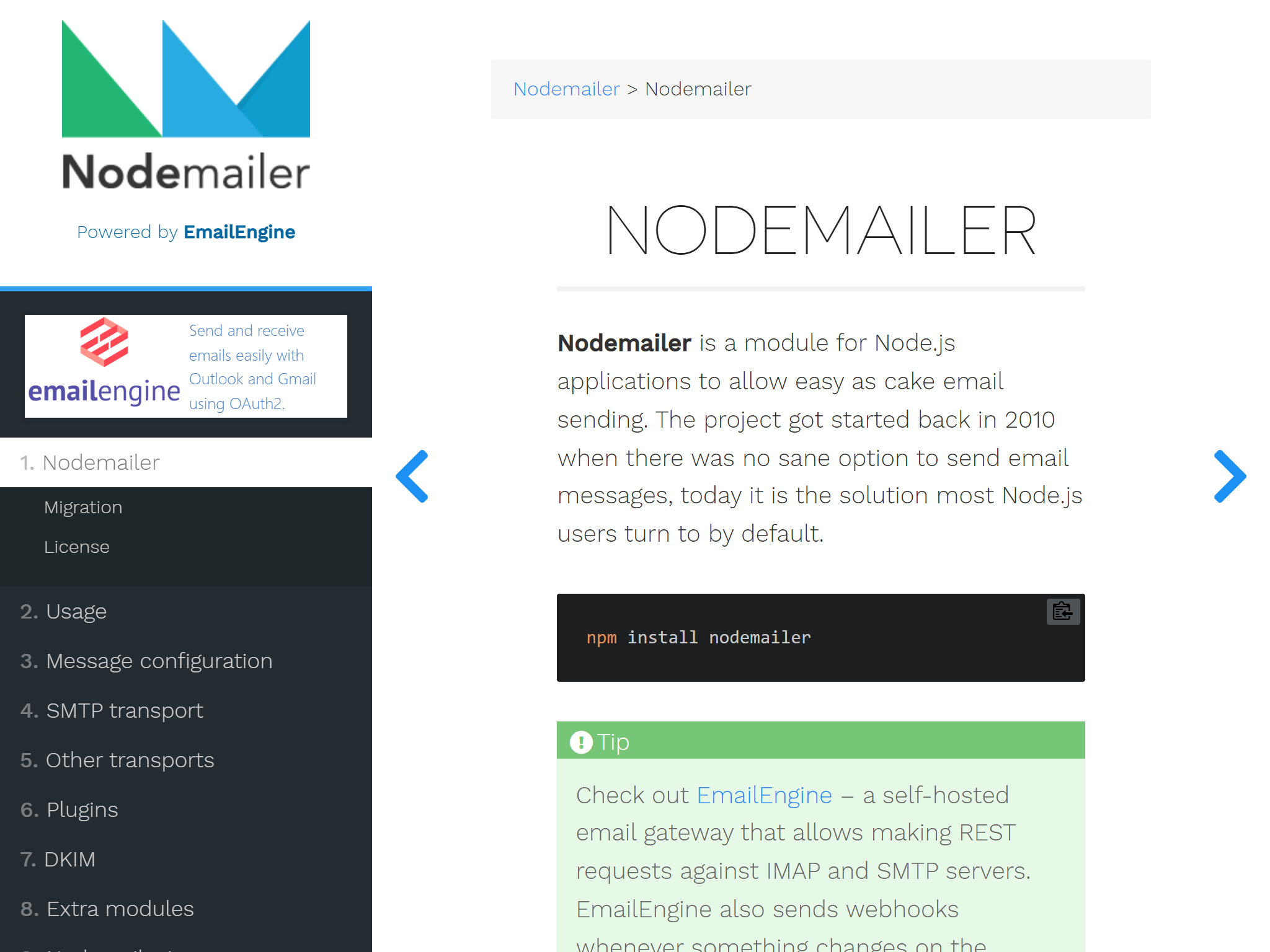 Nodemailer