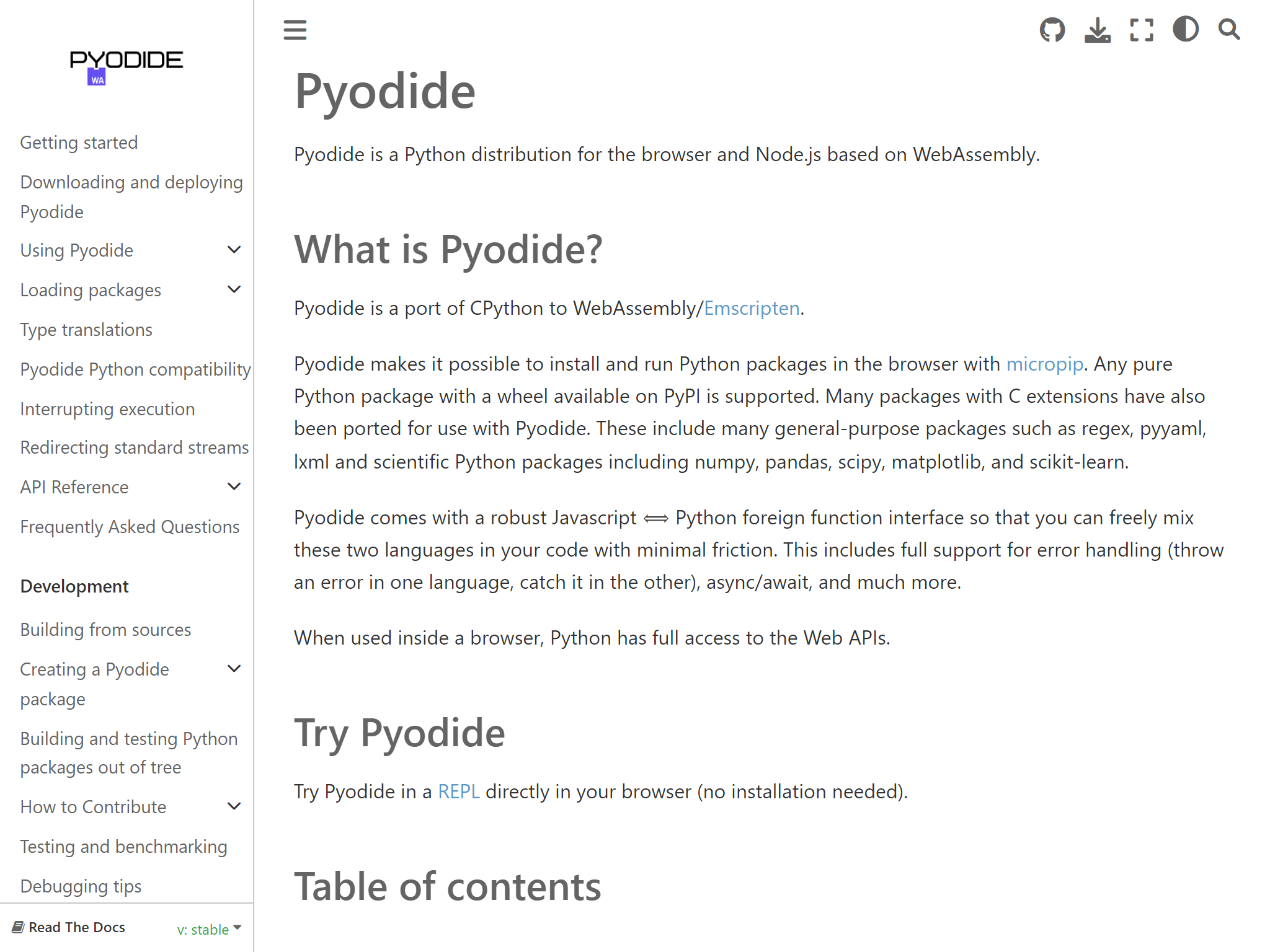 Pyodide
